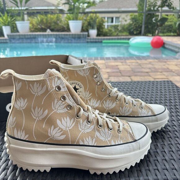 Converse Run Star Hike High Summer Spirit - Sesame Men\'s Shoes 171921C Size 11.5 main image 6